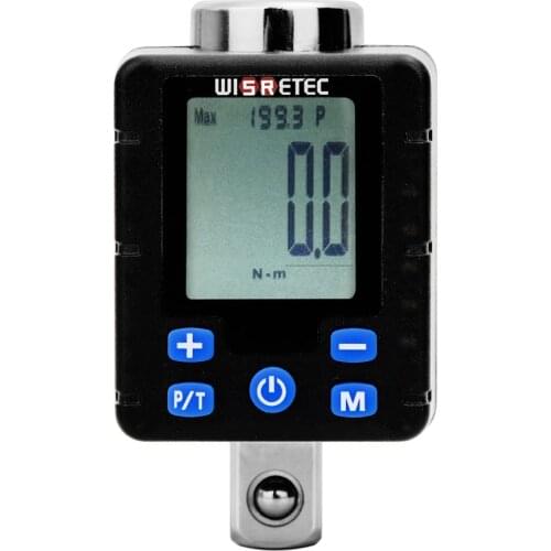 High Accuracy Large Screen Electronic Digital Display Torquemeter Adjustable Torque Meter Adapter Professional Universal Wrench