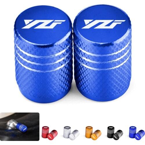 YZF Motorcycle Tyre Valve Cover Tire Air Port Stem Cap Plug CNC Aluminum Accessories for Yamaha YZF R3 R25 R6 R1 R125 2013-2020