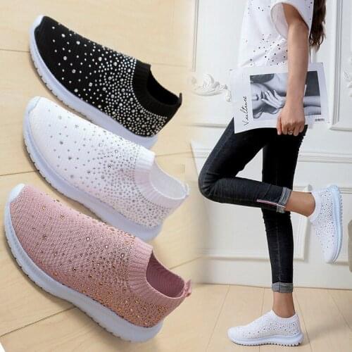 Spring And Autumn WomenS New Vulcanized Shoes High-Quality Flying Woven Sports Shoes, Breathable Casual Shoes Women Flat Shoes