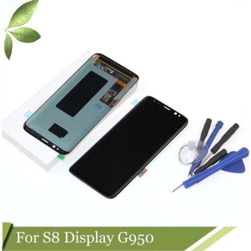 For Samsung S8 G950 G950F G950U G950W lcd For Samsung galaxy S8 Lcd Display Touch Screen Digitizer Assembly