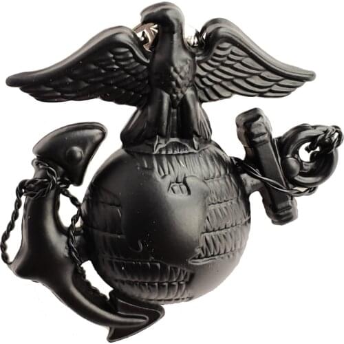 US Marine Corps officer Dress Cap Badge Pin Insignia BLACK USMC CAP BADGE MILITARY INSIGNIA