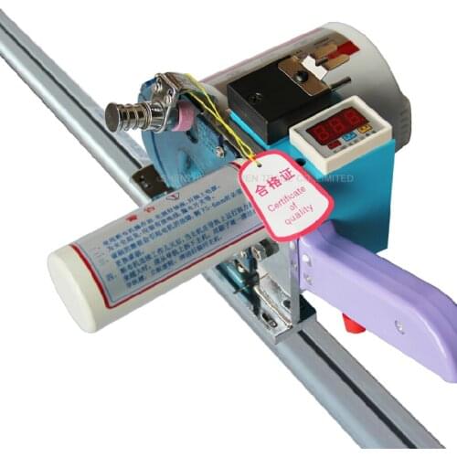 1PC Delay Rail Track Containing Liquid Crystal Cutting Machine 220V Broken Cloth Fabric Cutting Machine With Track