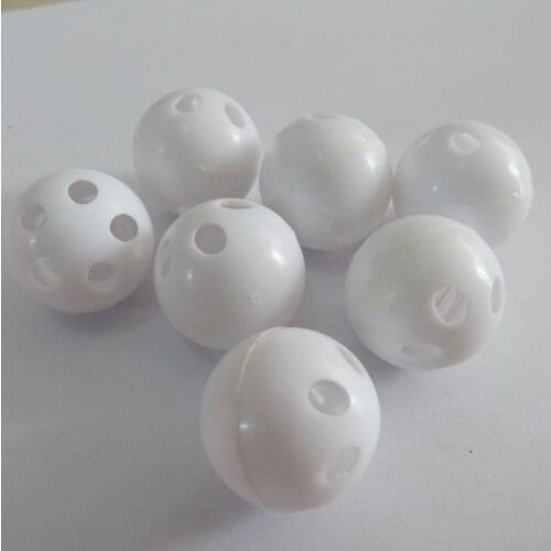100pcs/lot 24mm/28mm/38mm round shape white color plastic toy ball bell for baby toy accessories