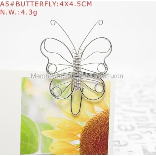 A5 BUTTERFLY PAPER/NOTE CLIP PRACTICAL/NOVELTY/CREATIVE STAINLESS HAND-MADE ART CRAFTS WEDDING&BIRTHDAY&HOME&OFFICE&GIFT&PRESENT