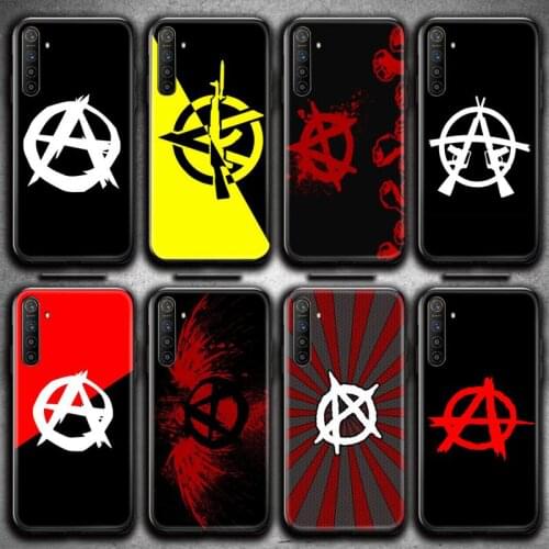 Anarchy Symbol A logo Phone Case For OPPO Realme 6 Pro Realme C3 5 Pro C2 RENO2-Z A11X