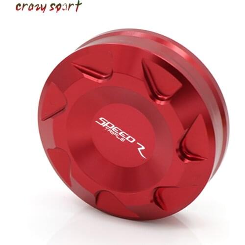 Front Brake Fluid Reservoir Cover Cap For TRIUMPH 675 SPEED TRIPLE R 2009-2014 SPEEDTRIPLE 2013 Motorcycle Accessories