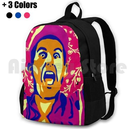 Billy Madison , I Am The Smartest Man Alive , Stencil Art Outdoor Hiking Backpack Waterproof Camping Travel Billy Madison Billy