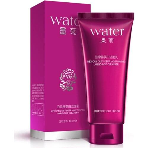 BIOAQUA Whitening Facial Cleanser Face Care Acid Cleanser Cleansing Oils Acne remover Blackhead Skin Care Lotion 100g
