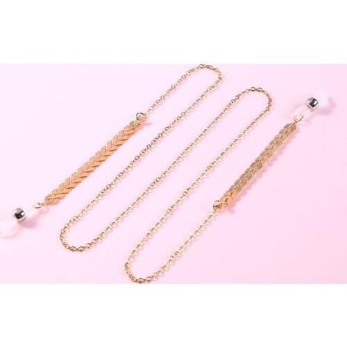 Basic Chains Sunglasses Masking Chains For Women Men Fashion Alloy Eyeglasses Chains Fashion Jewelry Wholesale Lanyard Anti-Slip