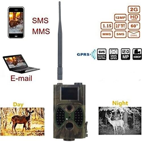 Trail Camera Photo-trap For Hunting 1080P HD Wild camera Camera Track Animal Camera Waterproof Night Version Wildlife Scouting