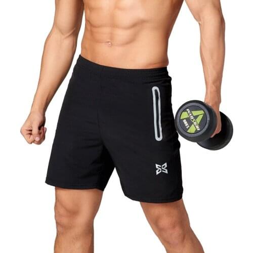 HAMEK Summer Gym Mens Sport Running Shorts Quick Dry Jogging Cycling Short Pants GYM Wear Men Soccer Tennis Training Shorts