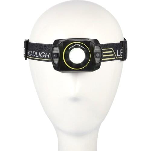 Wave Induction LED Headlamp Dustproof XPG+LED Lightweight Biking Portable Cycling Parts for Fishing Hiking Flashlight