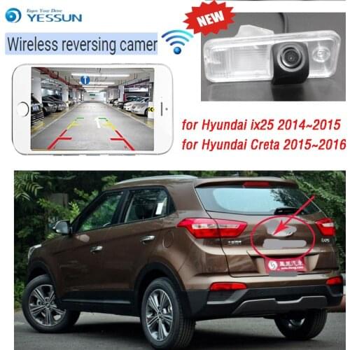 2019 The new Car Rear View Back Up Reverse Parking Camera for Hyundai ix25 2014~2015 for Hyundai Creta 2015~2016 Waterproof CCD