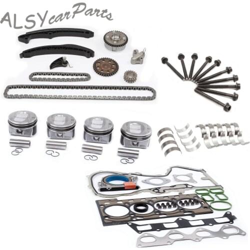 Engine Repair Kit Oversized Piston Bearing Shell Rebuliding Kit For VW Beetle Tiguan Passat Audi A1 Skoda Fabia Seat Ibiza 1.4T
