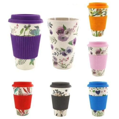 Reuse bamboo fiber coffee cup eco-friendly coffee cup drink cup coffee cup travel cup cove
