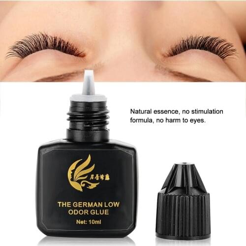 Natural Fast Dry Black Eyelash Extension Glue Black Adhesive Eye Lash Grafting Instant Super Sticky Glue Pro Lashes Glue