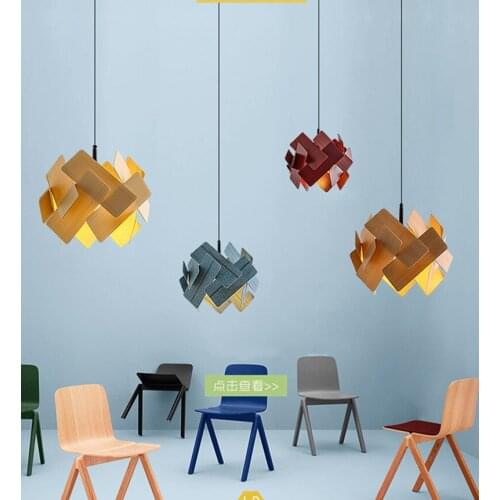 Nordic Led Pendant Lights Designer Creativity DIY E27 Hanging Lamp For Living Room Bedroom Study Modern Decor Home Pendant Lamps