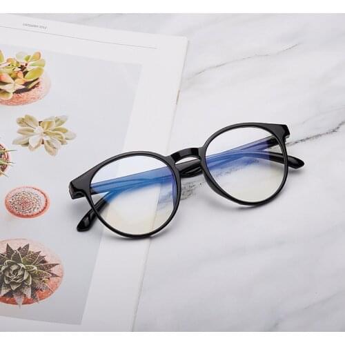 New Anti blue rays computer Glasses Men Blue Light Coating Gaming Glasses for computer protection Retro Round Spectacles Women