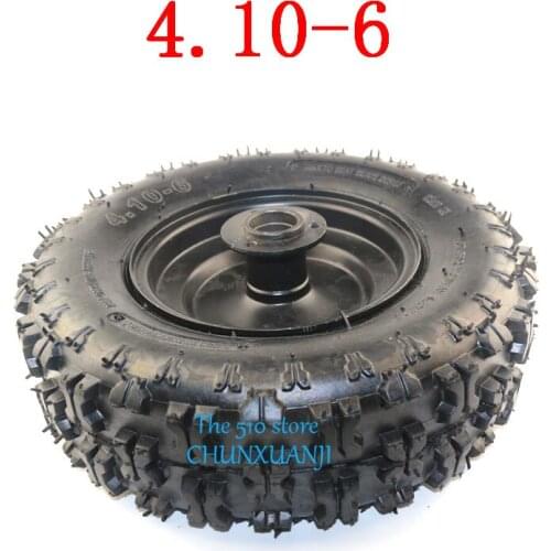 Size 4.10-6 tire and inner tubeFit All Models ATV Go kart MIni Quad 47cc 49cc snowplow tires Snowmobile tires