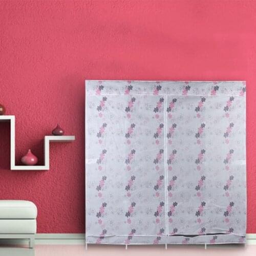 Multi-compartment Household Modern Simple Non-Woven Anti-dust Wardrobe Clothe Storage Garderobe Cabinet Closet Clearance Sale
