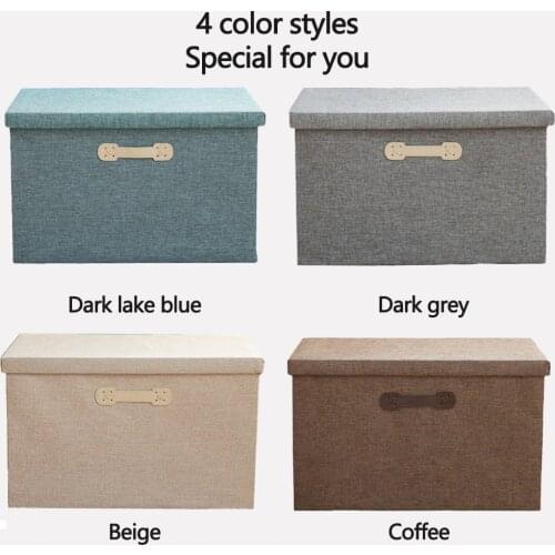 Clothes Foldable Storage Boxes Business Document Literature Storage Box Household Toys Clothing Underwear Sundries Storage Tools