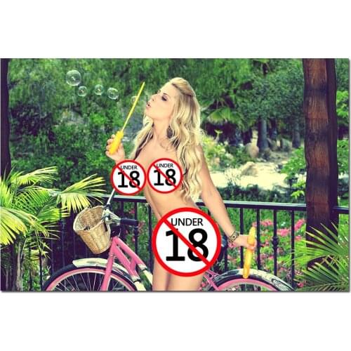 Modern Wall Art Unframed Canvas Painting Beauty Model Hot Body Posters and Prints For Room Decor