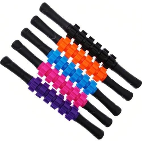 2020 Newly Body Massage Sticks Muscle Roller Tool Trigger Portable for Fitness Yoga Leg Arm Six Round