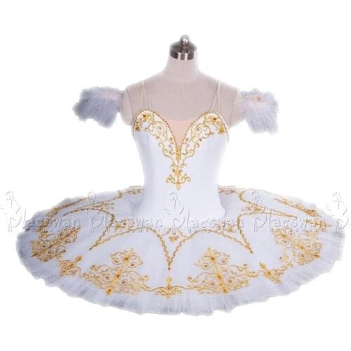 Paquita Tutu Wedding Scene Professional ballet Costume White and Gold BT678 Don Quixote Classical Tutu Sleeping Beauty Variation