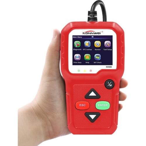Vehicle Scanner Diagnostic Tool OBD2 Code Reader Car Automotive Check Engine Error Analyzer Heavy Truck Cars 8 Languages