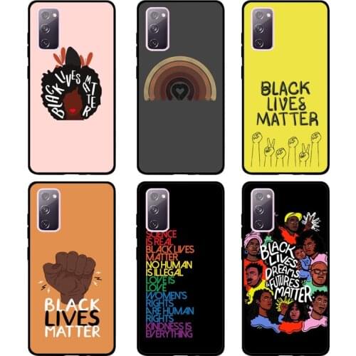 Black Lives Matter Case For Samsung Galaxy S20 Ultra FE S10e S8 S9 S10 Plus Note 10 9 Note 20 Ultra Cover