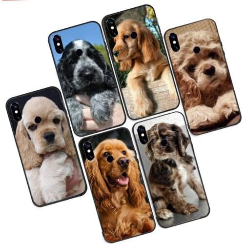 Cool Best Cocker Spaniels Dog Phone Case For Xiaomi Redmi 4x 5 plus 6A 7 7A 8 mi8 8lite 9 note 4 5 7 8 pro