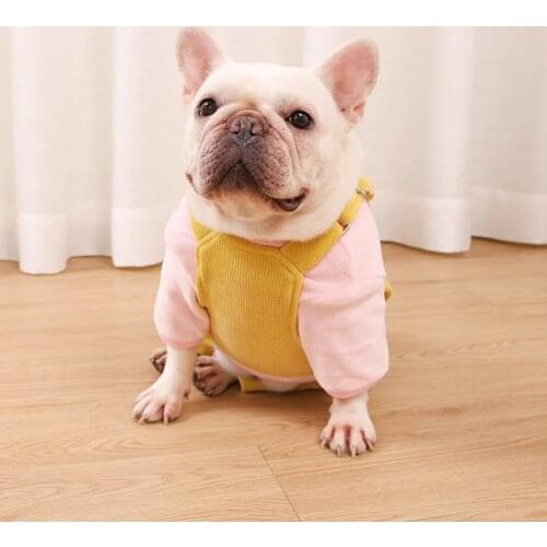 Denim Pet Dog Skirt for Small Medium Dogs Fashion Puppy Dog Sling Dress French Bulldog Jumpsuit Dropshipping PDC0097