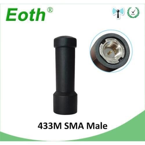 50pcs 433 MHz Antenna 2~3dBi SMA Male Connector Mini Size 433MHz antena directional antenne for wireless Lorawan watermeter 433m
