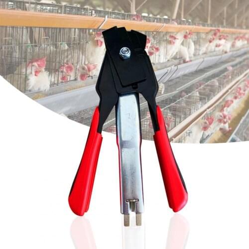 Hot Sale SR8 C-Type Clip Ring Fastening Clamp Installation Poultry Pet Cage Sealing Pliers Supermarket Packaging Ring Pliers
