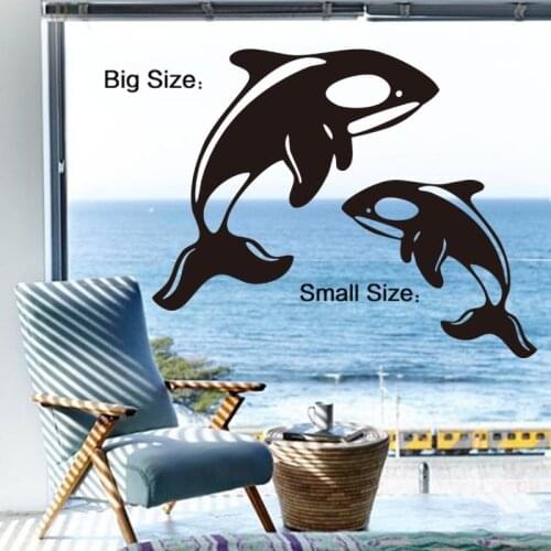Art new design vinyl Waterproof Removable cartoon home decoration dolphin Wall Sticker decals for kids room or kindergarten