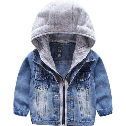 JCHAO KIDS Denim Jackets For Boys