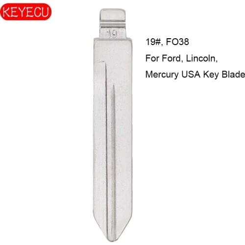 KEYECU 10PCS/lot KEYDIY Universal Remotes Flip Blade 19#, FO38 for Ford, Lincoln,Mercury USA