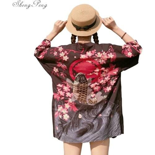 2018 new japanese lady satin kimono yukata vintage stage performance costume traditional robe ladies japanese kimono Q146