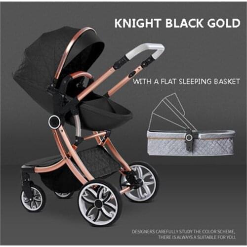 Egg Stroller 2 in 1 Baby Stroller High Landscape Carriage Two Way Newborn Car Can Sit Can Lie Child Pushchair