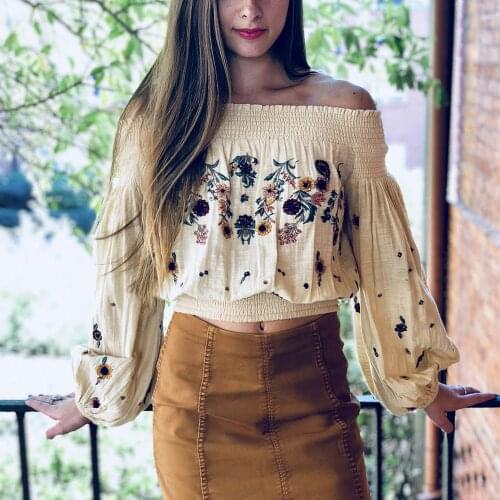 Блузки с открытыми плечами Le Luz China At AliExpress