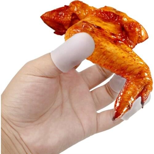 NICEYARD Finger Protectors Barbecue Tool Food Grade Silicone Finger Sleeve Non-slip 5 pcs/set Insulation Kitchen Tool