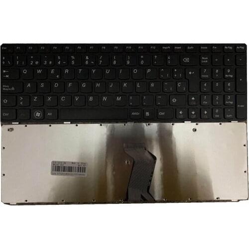 New Spanish for Lenovo G570 G770 Z565 G575 G780 Laptop Keyboard+ Frame SP