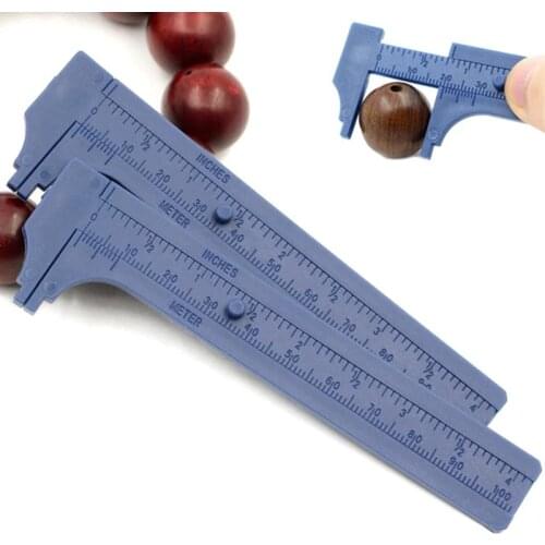 100mm Mini Plastic Sliding Vernier Caliper Gauge Measure Tool Ruler Micrometer Accurate Measurement For DIY Jewelry Making Tools