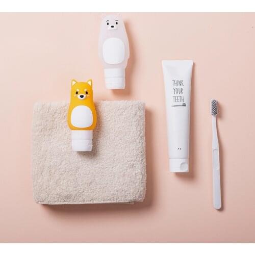 Portable Travel Sub Bottle Shower Gel Shampoo Conditioner Skin Care Products Container Multifunction Bottle Silica Gel Bottle