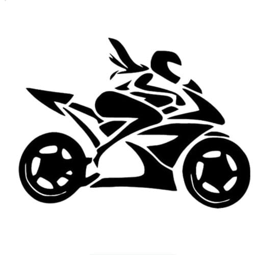 Lifelike Beautiful Gilr Motorcycle Rider Car Sticker Funny Vinyl Decals Motorcycle Stickers Window Windshield Accessories