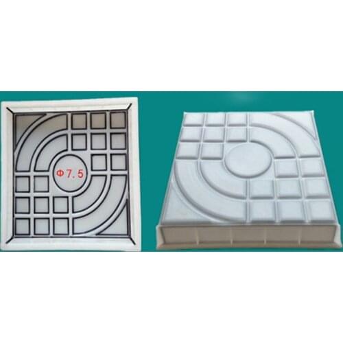 DIY Square Garden Path Concrete Plastic Brick Mold Paving Propylene Pavement Walkway 27x27x4cm Garden Buildings Accessories