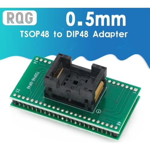 Top Quality TSOP48 to DIP48 adapter,TSOP48 test socket 0.5mm Pitch for RT809F RT809H & for XELTEK USB Programmer
