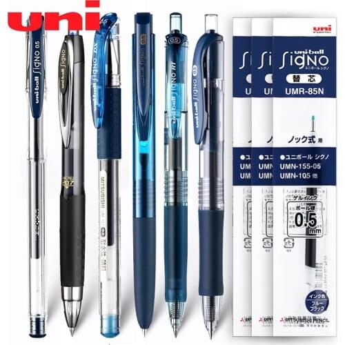 Japanese UNI Uni-ball Series Ink Blue Gel Pen Combination Water-based Signature Rollerball Student Exam Stationery