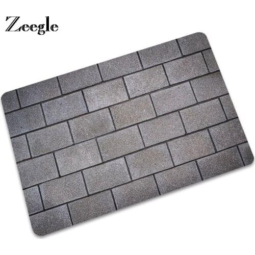 Zeegle Carpet Doormats For Entrance Door Anti-slip Mats For Hallway Bathroom Floor Absorbent Kitchen Area Rug