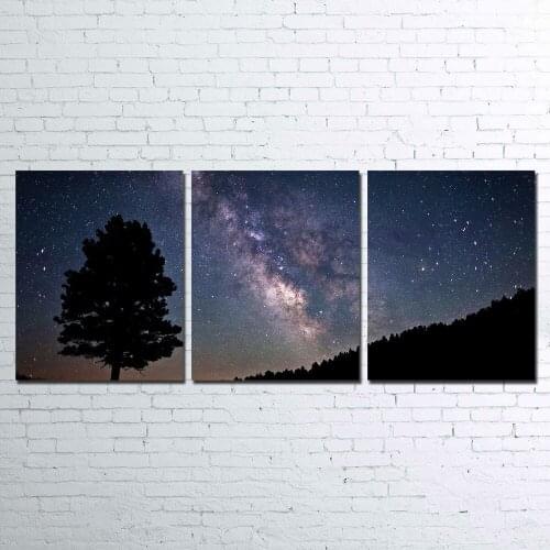Milky-way-1 3 PIECE CANVAS FOR LIVING ROOM